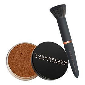 Youngblood
Loose Mineral Foundation & Brush Set