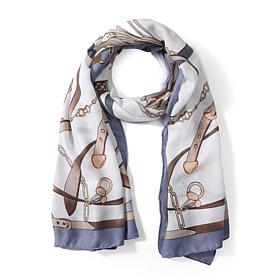 Youzey The Esme Scarf with Chains Design