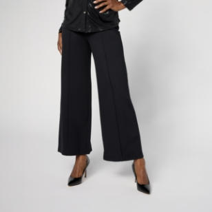 Black flared pants